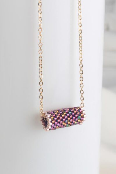 Zarias's Miyuki Kolye Roll Pembe