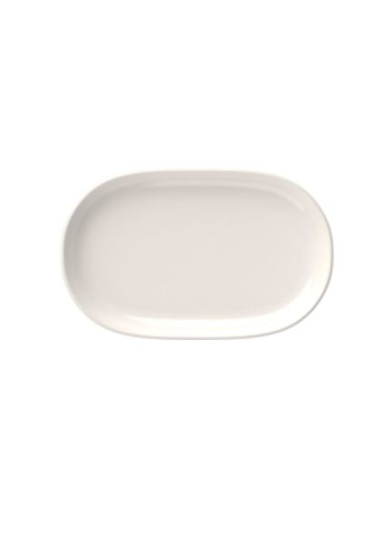 İkram Dünyası Magnus 18 cm Oval Kayık Kahvaltılık,Mezelik,Salata Tabak 2 li