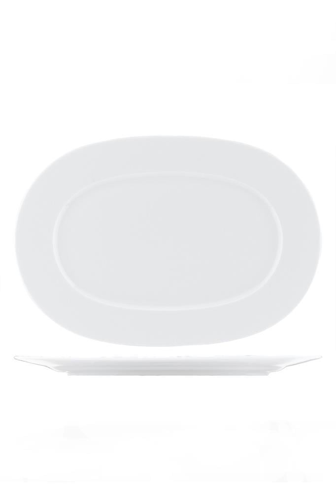 Kütahya Porselen Leonberg 28 cm Kayık Tabak 2 li