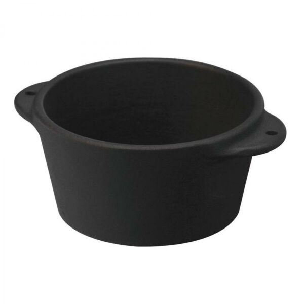 Lava Yuvarlak Döküm Demir Sufle Kabı Çap (Ø) 8 cm