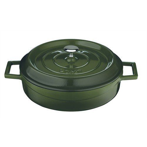 Lava Trendy Yuvarlak Döküm Demir Tencere Çap (Ø) 24cm Yeşil