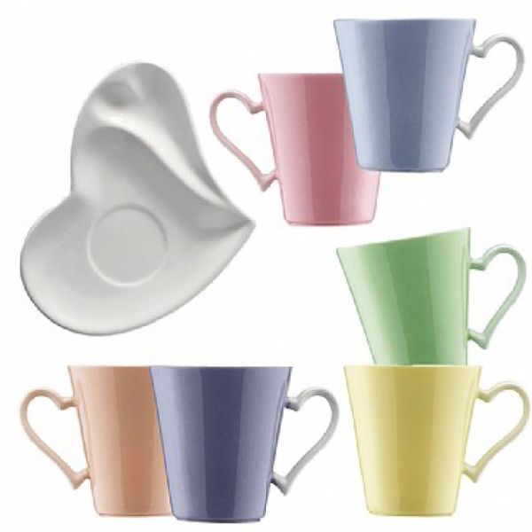 Kütahya Porselen 12 Parça Kalpli Kahve Takımı