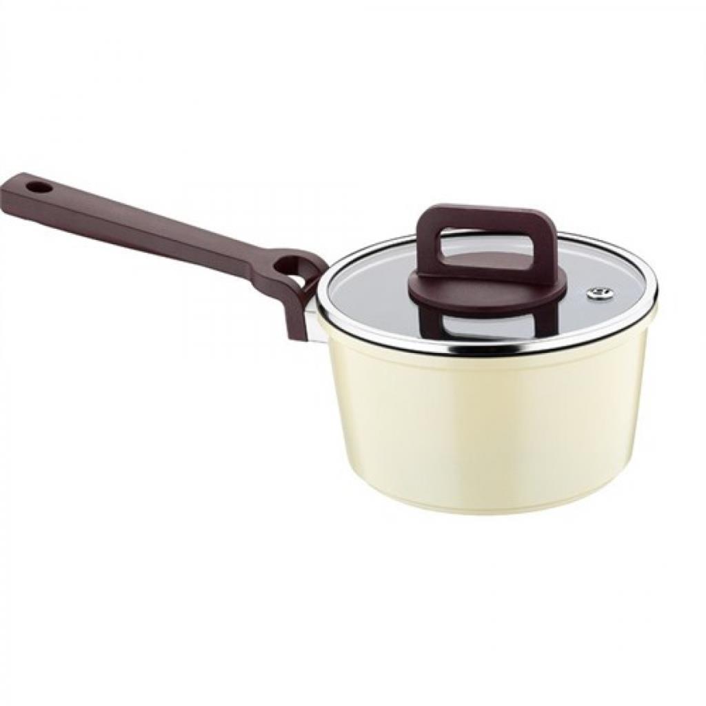 Kütahya Porselen Cerapure 18 Cm Sos Tenceresi Cam Kapaklı Sarı