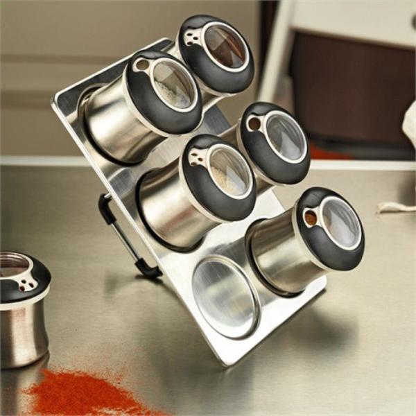 Kütahya Porselen Magnetli Standlı 6’Lı Baharatlık Seti