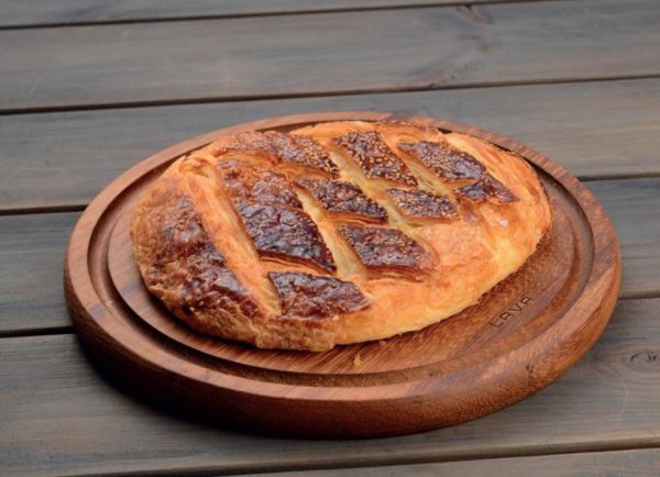 Lava Yuvarlak Ahşap Et Tahtası, Iroko Ağacı Çap (Ø)29 cm