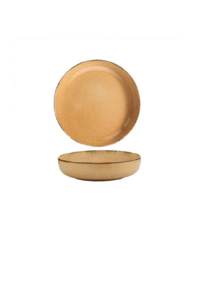 Pearl Mood Çukur Yemek Tabağı 20 cm 6 lı Yavruağzı