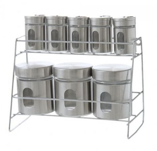 Baharatlık Cam Stand'Lı Baharat Tkm NK1595