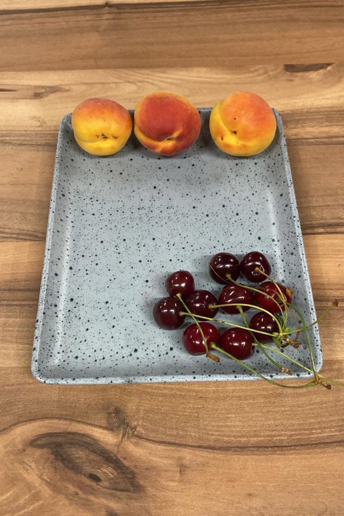 Kütahya Porselen 23x17 cm Dikdörtgen Servis Sunum Tabağı 2 li