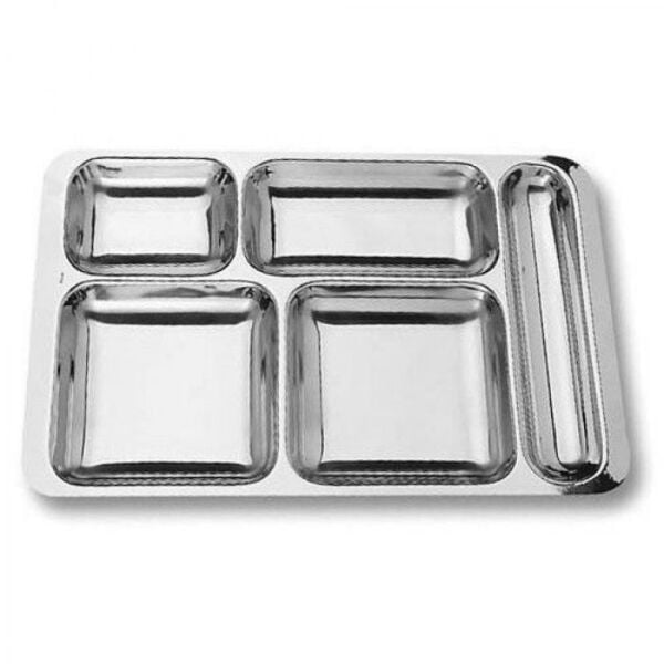 Çelik Tabldot Tabağı (Self Servis) 0,60