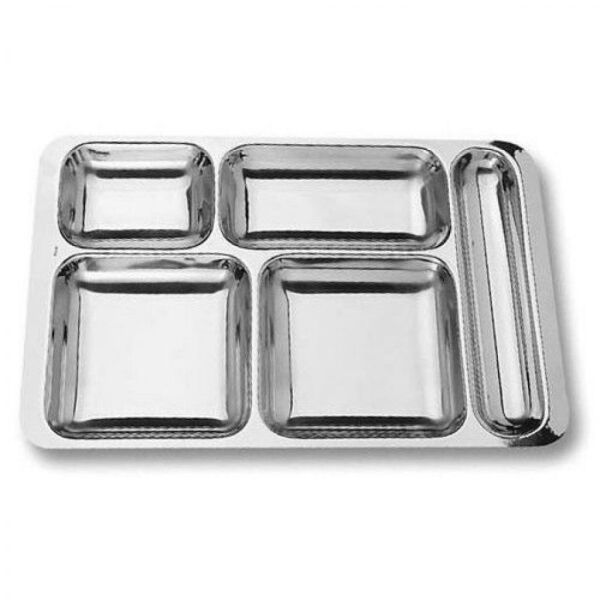 Çelik Tabldot Tabağı (Self Servis) 0,60