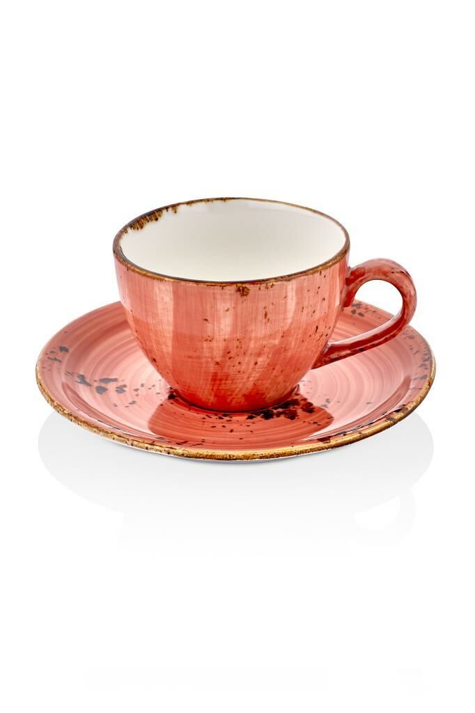 By Bone Laterite Zest Çay Fincan Takımı 6 lı