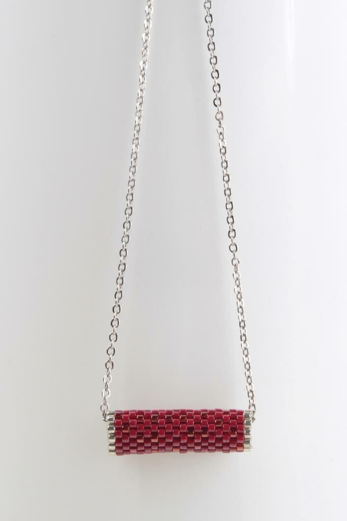 Zarias's Miyuki Kolye Roll Kırmızı