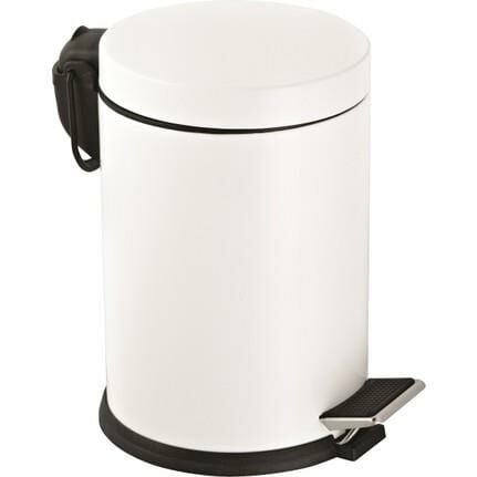 İkram Dünyası 5 Litre Pedallı Çop Kovası Beyaz
