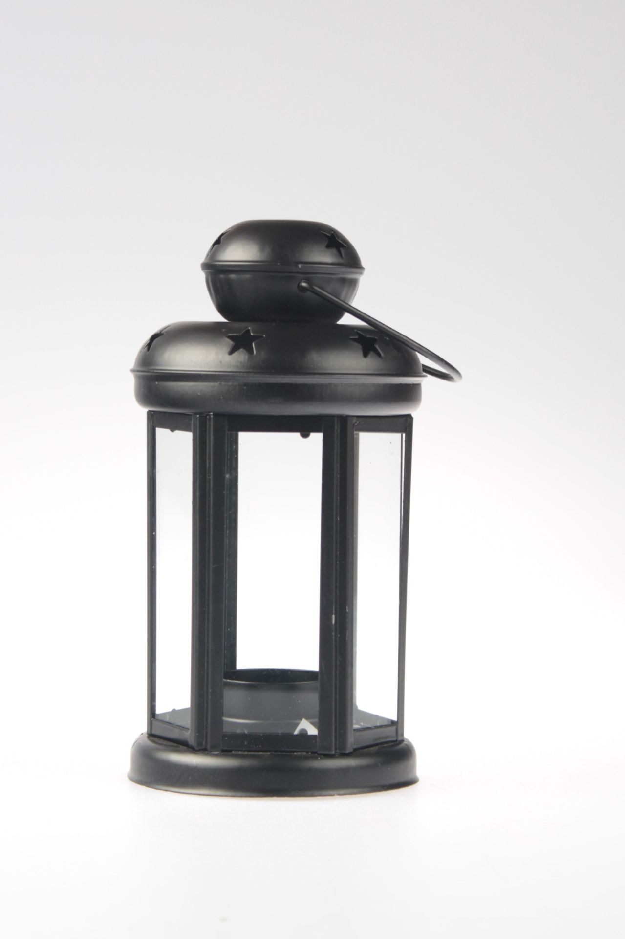 İkram Dünyası Fener Mumluk Siyah