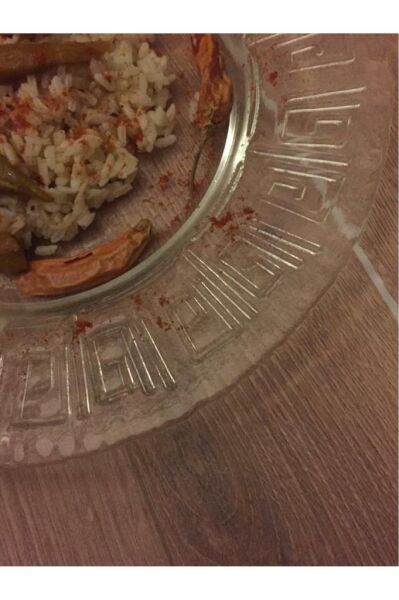 İkram Dünyası Cam Servis Tabağı 6 lı 27 cm