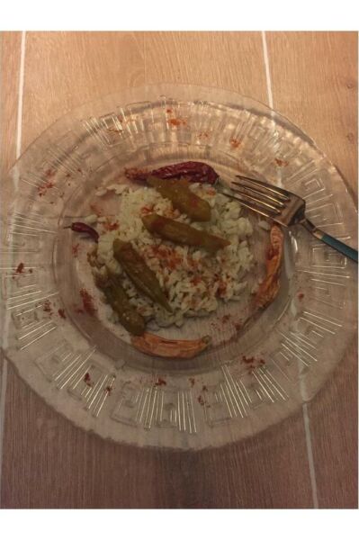 İkram Dünyası Cam Servis Tabağı 6 lı 27 cm