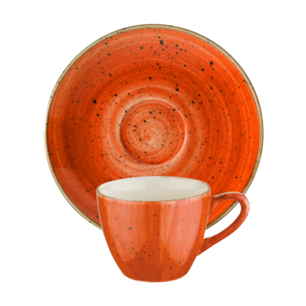 Bonna Terracota Türk Kahve Fincan ve Tabağı 6'Lı