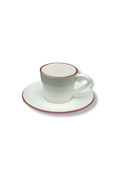 İris Porselen İnci-İlay Türk Kahvesi Fincanı 6 lı Altın Yaldızlı