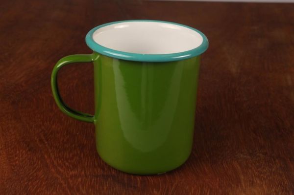 Emaye Kupa Yeşil Renk