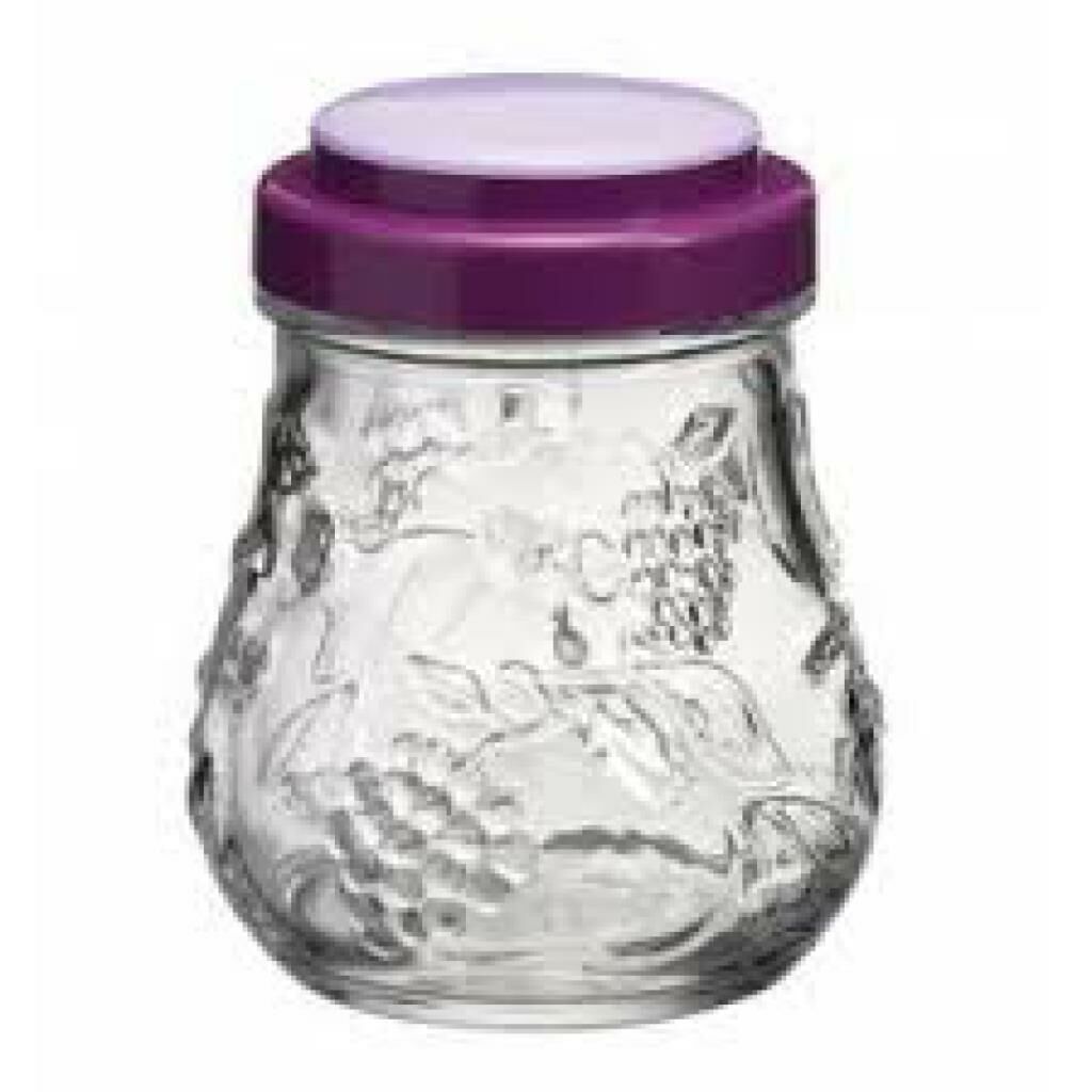 Paşabahçe 80064 Kavanoz 550 cc Mor kapaklı