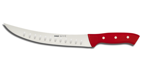 Pirge Profi Kavisli Et Doğrama Bıçağı Oluklu 21 cm