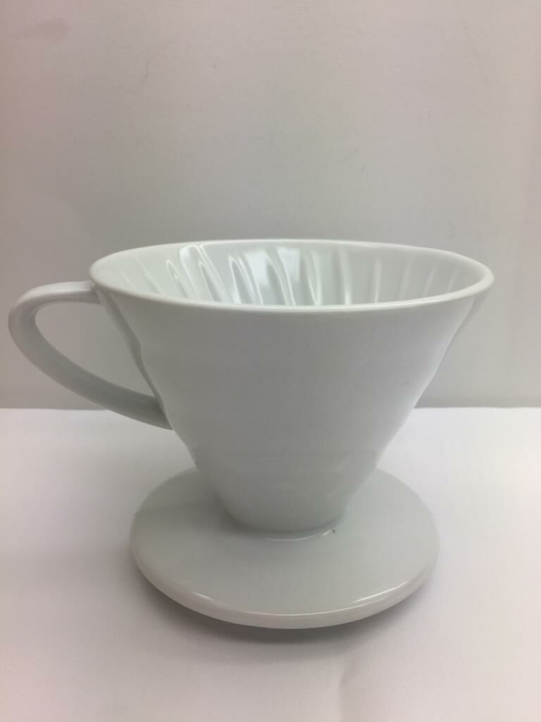 Kütahya Porselen Damlama Filtre Kahve Fincanı Beyaz