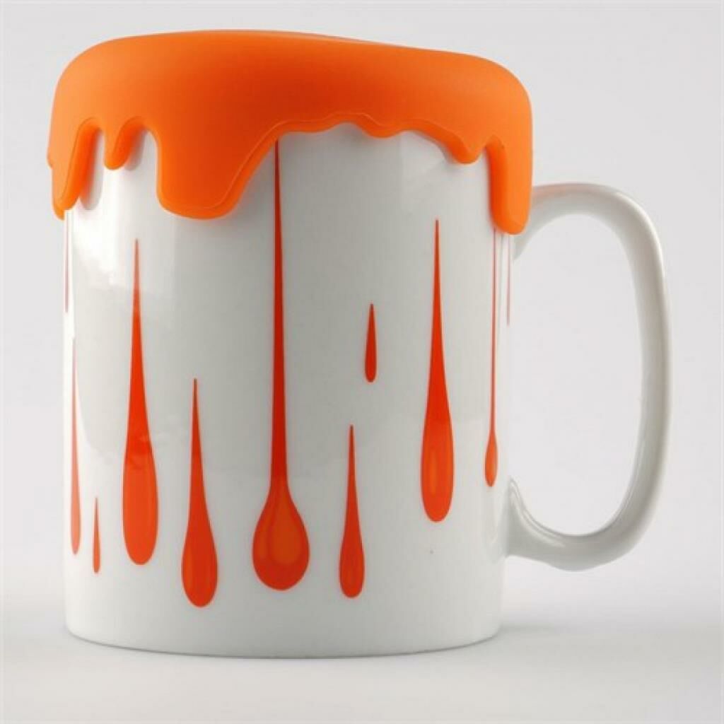 Kütahya Porselen Slikon Kapaklı Mug Bardak