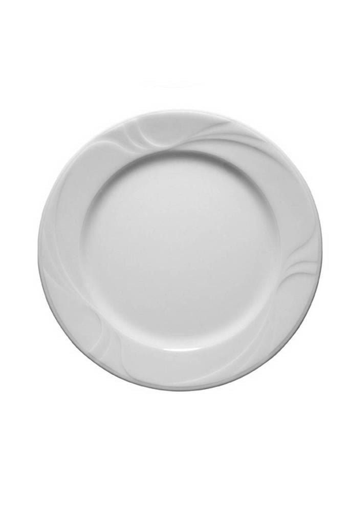 Kütahya Porselen Didim 22 cm Düz Tabak 6 'lı