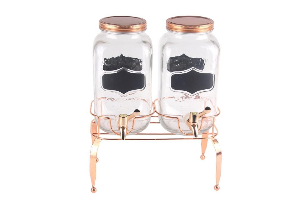 Bambum Ortaca İkili Cam Sebil 2*3 Litre