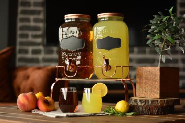 Bambum Ortaca İkili Cam Sebil 2*3 Litre