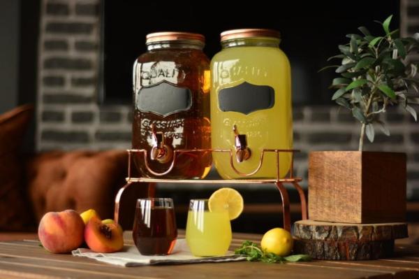 Bambum Ortaca İkili Cam Sebil 2*3 Litre