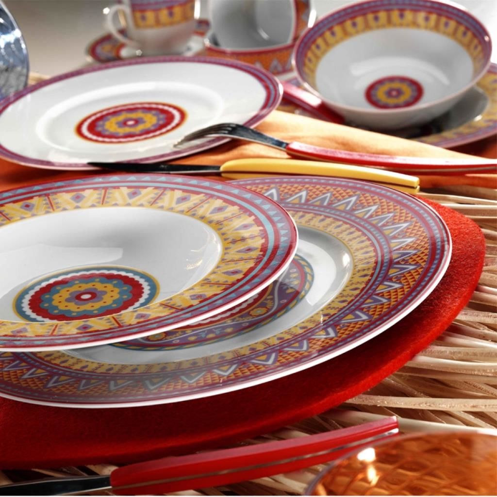 Kütahya Porselen Mitterteich 8661 Desen 24 Parça Yemek Seti