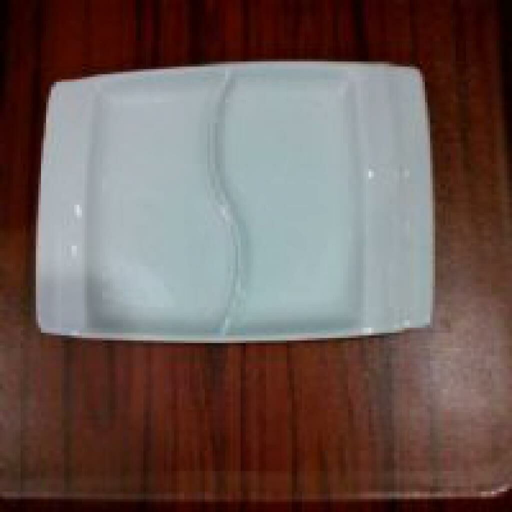 Safir Serisi 2 Bölmeli Kayık Tabak 27 Cm