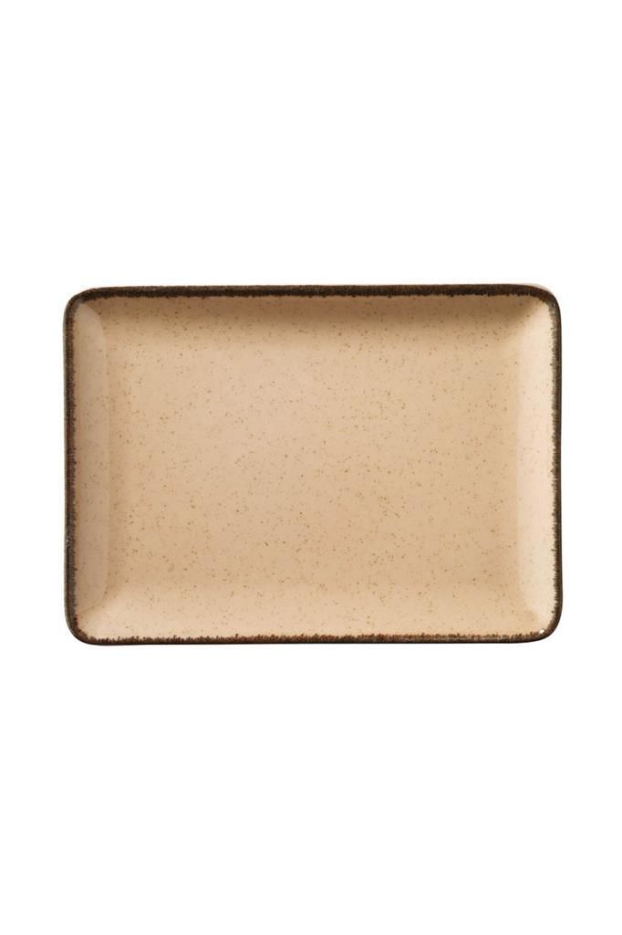 Pearl 30x22 cm Dikdörten Düz Tabak Yavruağzı