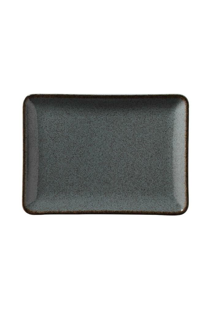 Pearl 35x26 cm Dikdörten Düz Tabak Mavi