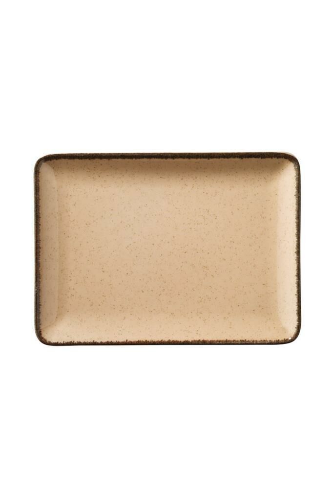 Pearl 27x20 cm Dikdörten Düz Tabak Yavruağzı