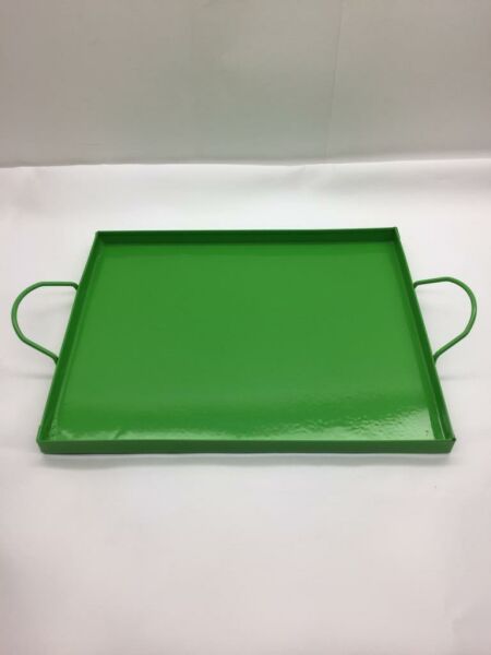 Behçet Dikdörtgen Sunum Tepsisi Yeşil 18*23 Cm