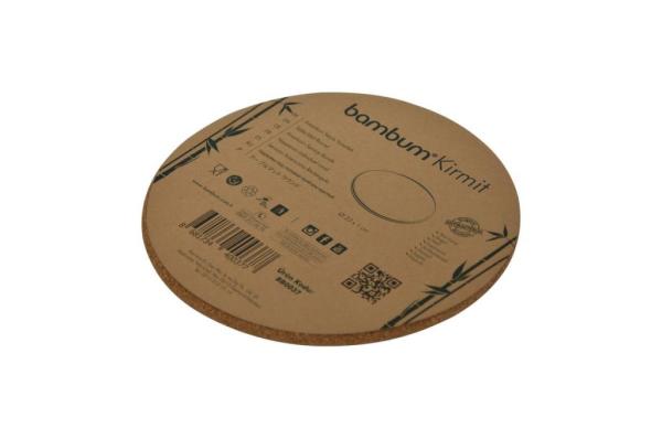 İkram Dünyası Bambum KIRMIT MANTAR AMERİKAN SERVİS YUVARLAK