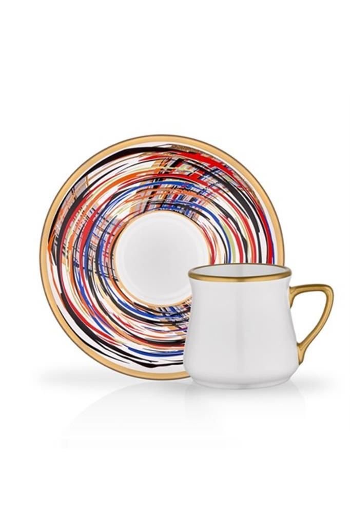 Glore Türk Kahvesi Seti 6 lı Adriana