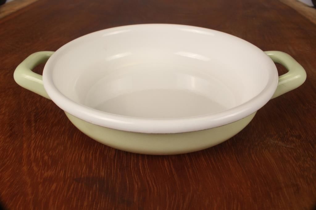 Emaye Küçük Sahan Mint Yeşili 17 Cm