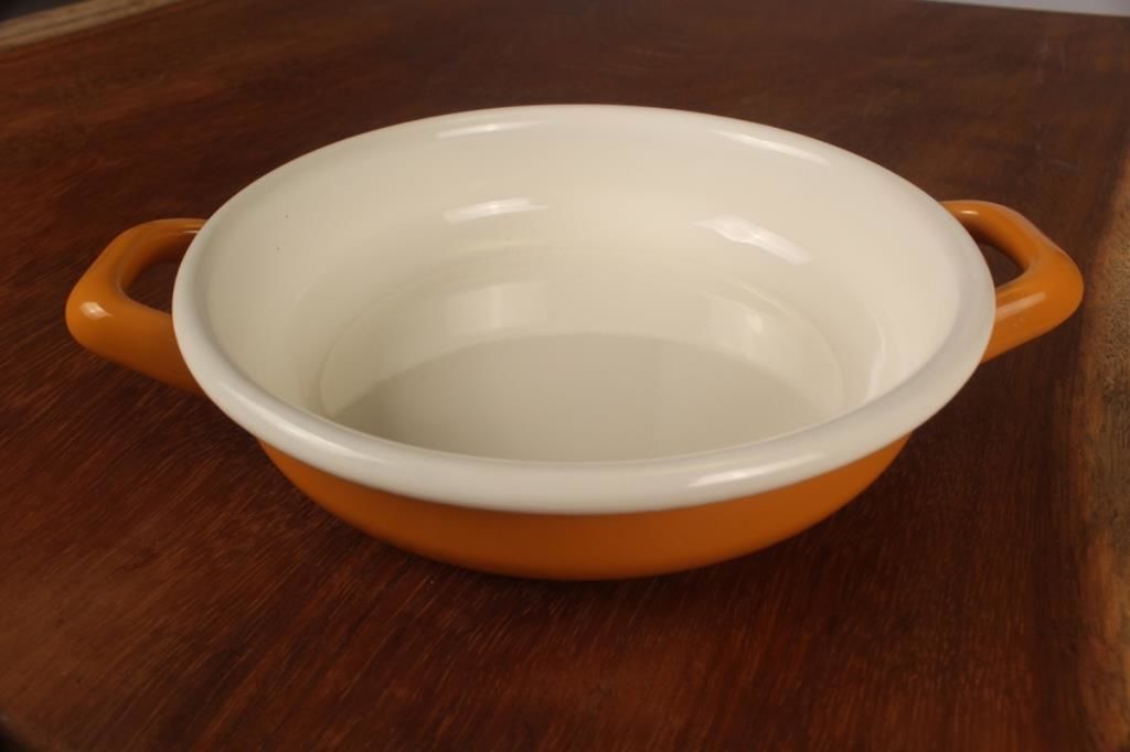 Emaye Küçük Sahan Oksit Sarı 17 Cm