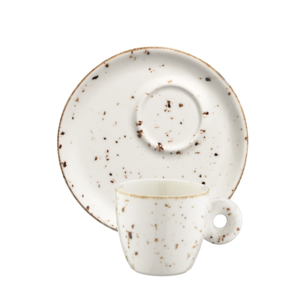 Bonna Grain Banquet Espresso Fincanı ve Tabağı 6'lı
