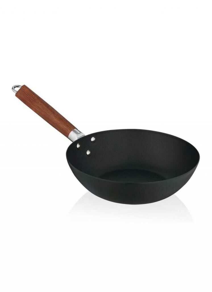 İkram Dünyası Wok Tava Yapışmaz Saç 26 Cm