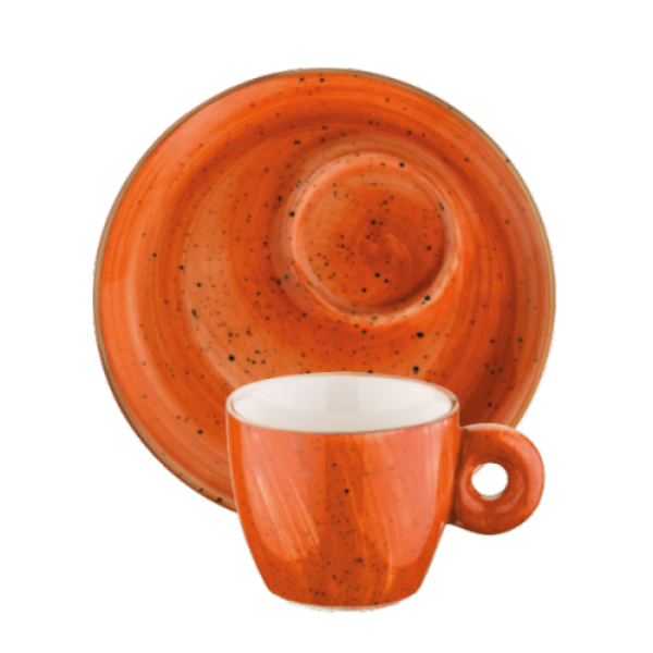 Bonna Terracota Banquet Espresso Fincanı ve Tabağı 6'Lı