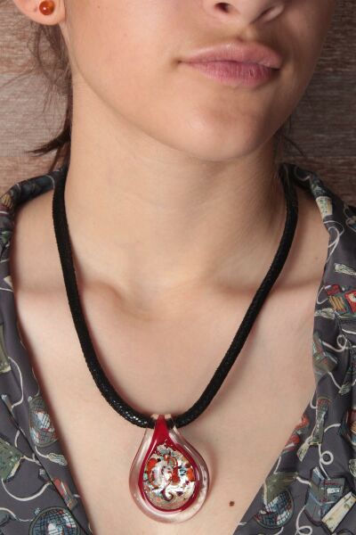 Zarias's Kolye Cam Şekilli