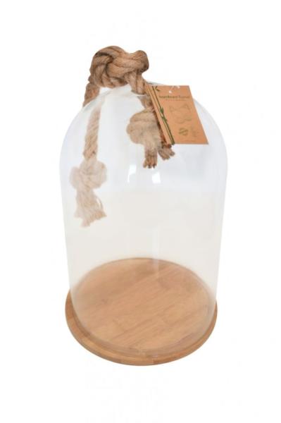 Bambum Ramel - 25 cm Cam Saklama Kabı