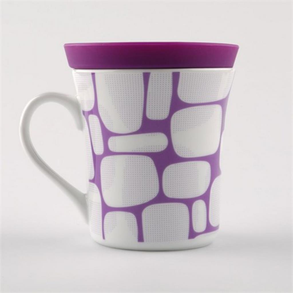 Kütahya Porselen Slikon Kapaklı Mug Bardak