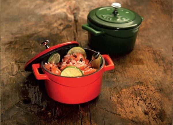 Lava Folk Yuvarlak Mini Döküm Demir Tencere Çap (Ø) 10 cm Turuncu