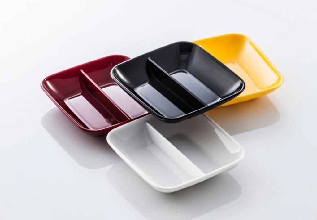 GastroPlast Sosluk - Reçellik 2 Bölmeli Kırmızı