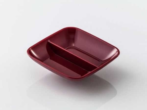 GastroPlast Sosluk - Reçellik 2 Bölmeli Kırmızı